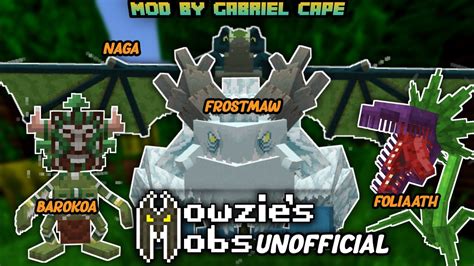 Minecraft Pe Addon Unofficial Mowzie S Mobs Addon Update V1 6