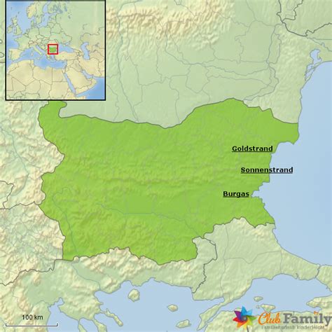 StepMap Bulgarien Übersicht Landkarte für Bulgarien