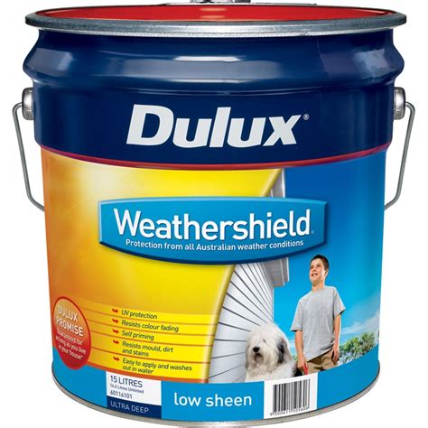 Dulux Weathershield L Low Sheen Ultra Deep Exterior Paint