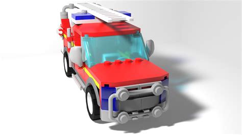 LEGO Fire Chief Response Truck Model - TurboSquid 1978179