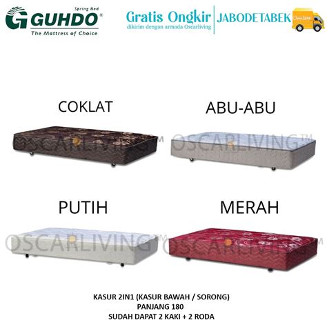 Jual Terlaris Guhdo New Prima Kasur Springbed Sorong Bawah Uk X