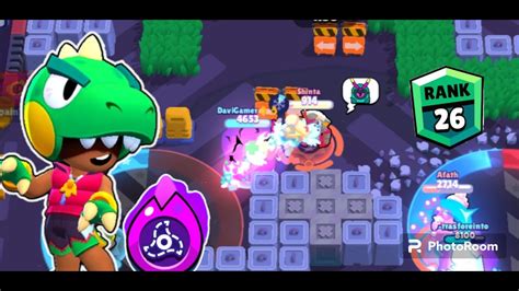 Jogando Brawl Stars O Leon De Hipercarga Youtube