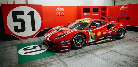 Fia Wec Af Corse Ferrari Colours Unveiled At Misano