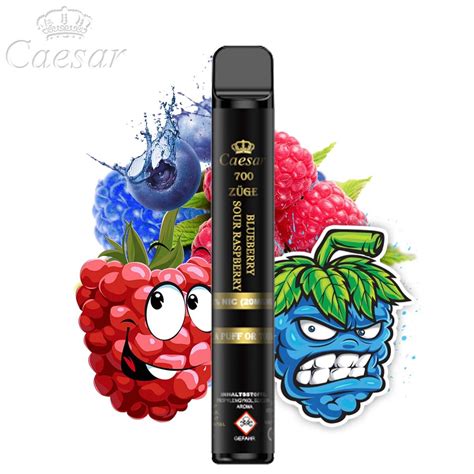 Entdecken Sie Den Erfrischenden Caesar Vape Blueberry Sour Raspberry