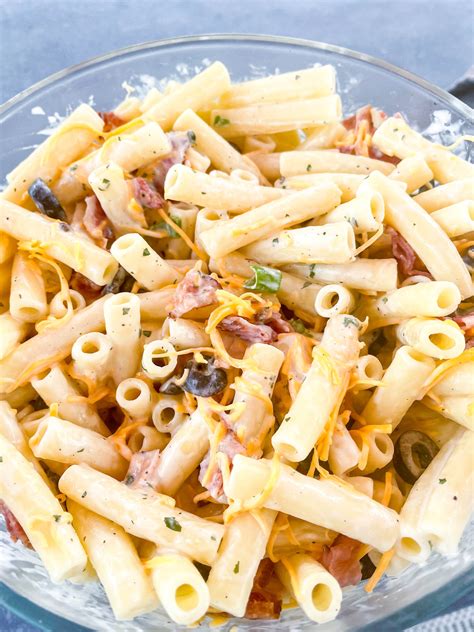 Pasta Salad With Bacon And Ranch At David Majeski Blog