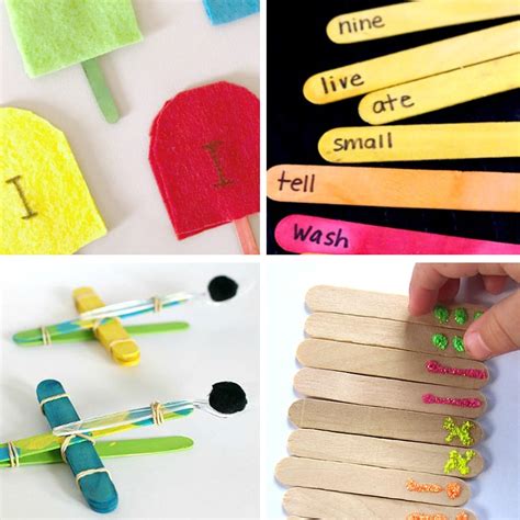 Art And Craft Ideas With Ice Cream Sticks