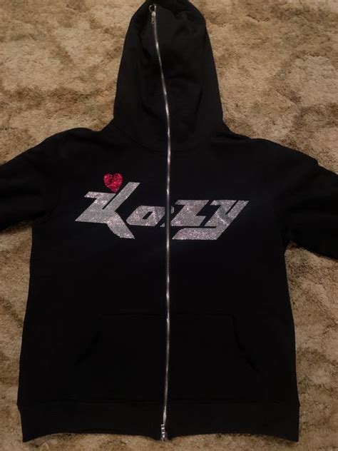 Streetwear Kozy Full Zip Up Rhinestone Grailed