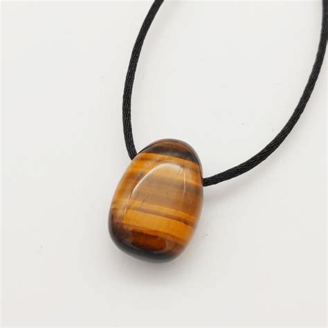 Pendentif Goutte Oeil De Tigre Boutique Tiki Zen