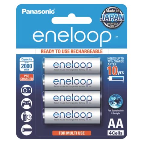 Panasonic Eneloop Bk Mcce Ba Rechargeable Aaa Battery Signature