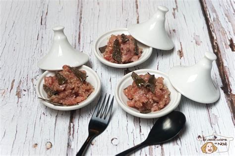 tartare de veau à la truffe