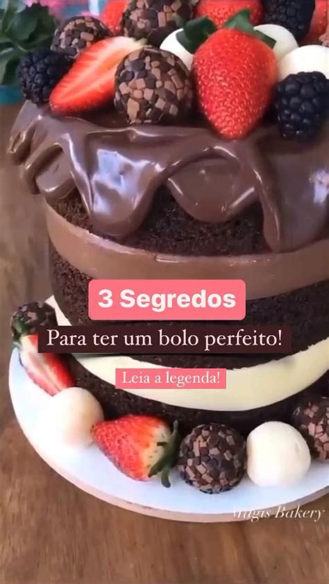 3 SEGREDOS PARA FAZER UM BOLO PERFEITO Vídeo Receitas deliciosas