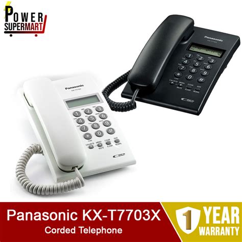 Panasonic Kx T X Telephone Corded Lcd Display Caller Id Wall