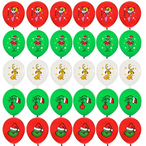 Buy Grinch Balloonsgrinch Birthday Balloons Christmas Birthday