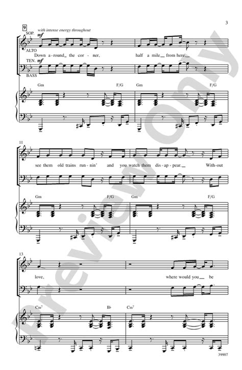 Long Train Runnin Satb Choral Octavo The Doobie Brothers Digital