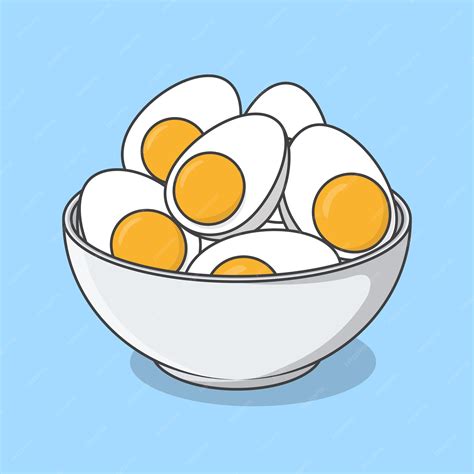 Boiled Egg Clipart