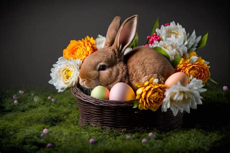 Happy Easter eggs easter bunny 4K HD Images for Wallpaper and easter wishes 22402726 Stock Photo ...