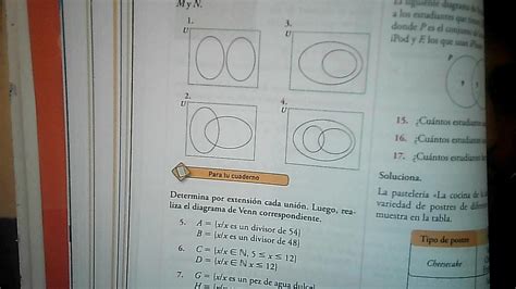 Sombrea Con Lineas La Region Del Diagrama De Venn Que Corresponde A La