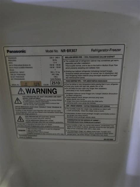 Kulkas 2 Pintu Panasonic Elektronik Tv And Perlengkapan Hiburan Di