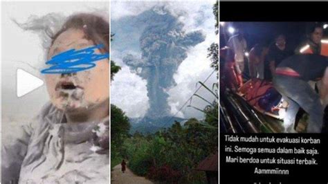 Gunung Marapi Di Sumbar Erupsi Tercatat Ada Orang Mendaki