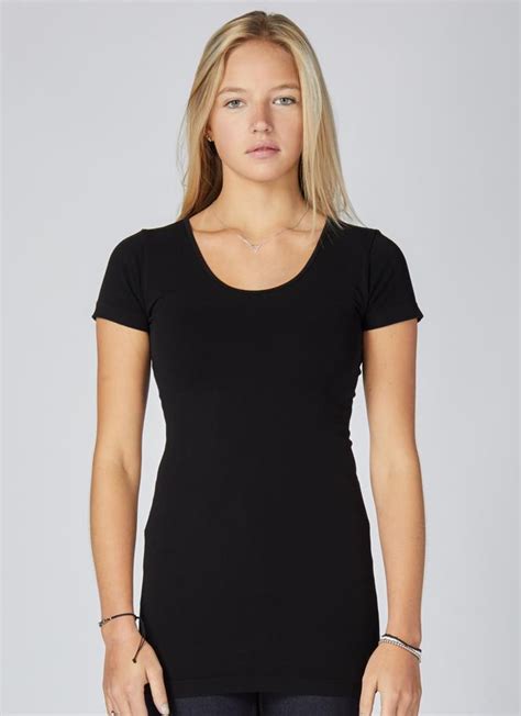 Bamboo S S Scoop Neck Top Buy Cest Moi Usa