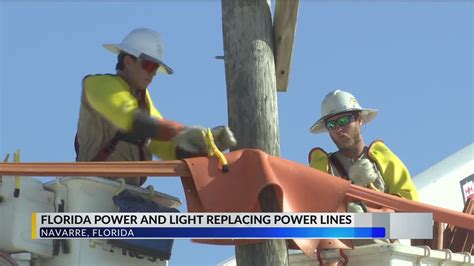 Florida Power Light Strengthening Power Grid With Pole Hardening