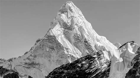 View Of The Mount Ama Dablam From Kala Patthar Slope Everest Region