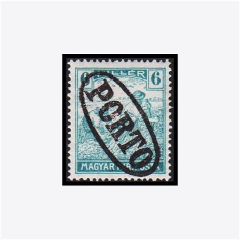 Magyar Kir Posta Postage Due Porto Overprint On Filler