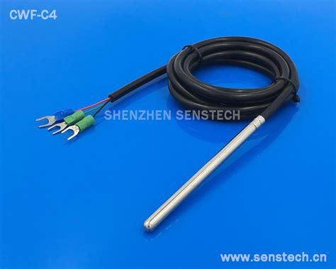 Cable De Silicona De 3 Hilos De La IDT Del Sensor De Temperatura PT100