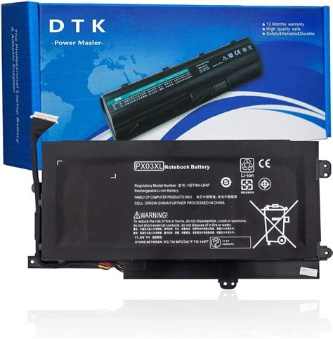 Amazon Dtk Px Xl Laptop Replacement Battery For Hp Envy