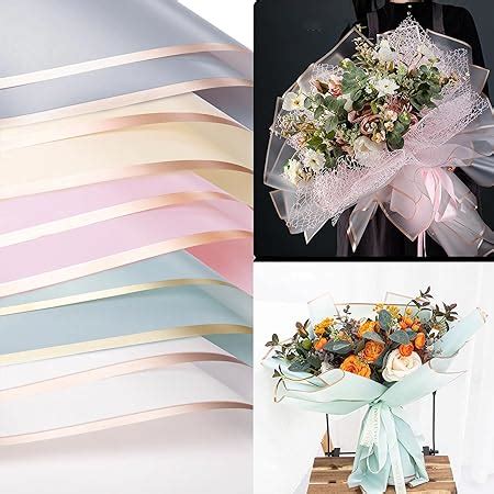 Sheets Double Sided Florist Wrapping Paper Waterproof Bouquet