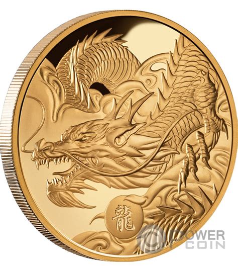 Lunar Dragon Oz Monnaie Or Niue