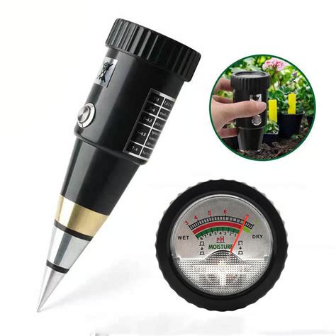 2 in 1 Crop Potted Plant Soil pH Tester Soil Moisture Meter for Garden ...