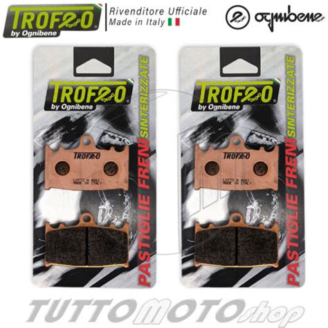 KIT 2 CP PASTIGLIE FRENO ANT TROFEO SINTERIZZATE KAWASAKI VERSYS 1000