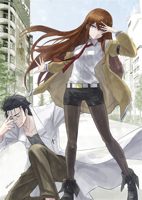 Kurisu wishing she was the one inside Okabe’s lab coat : r/Kurisutina