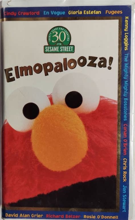 Vhs 1998 Vintage Movie By Sesame Street Titled Elmopalooza Etsy