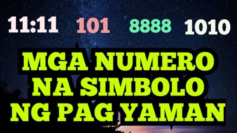 HUWAG MO BALEWALAIN KAPAG MADALAS MO NA MAKITA ANG MGA NUMERONG ITO