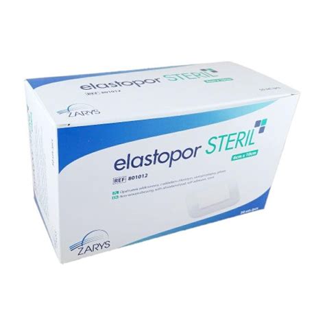 ELASTOPOR STERIL 6 x 10 cm 50 szt opatrunek włókninowy z wkładem