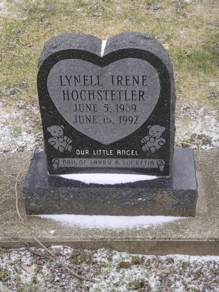 Lynell Iene Hochstetler Find A Grave Memorial