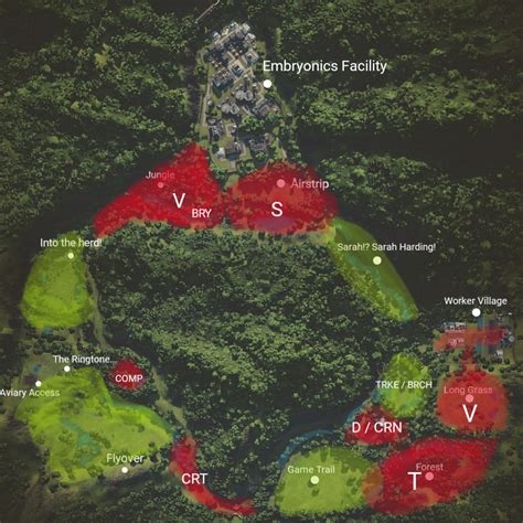 Isla Sorna Map