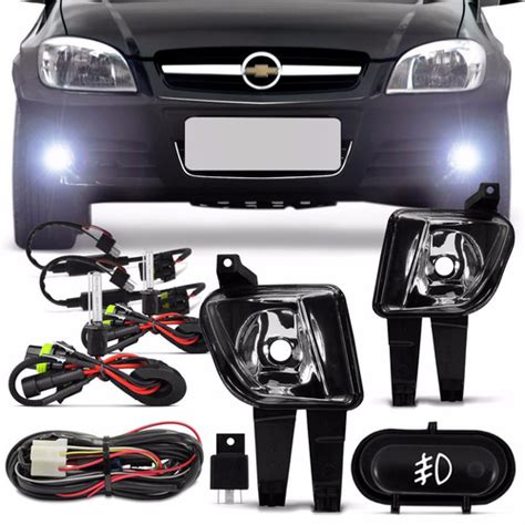 Kit Farol Milha Celta Prisma 2007 2008 A 2011 Xenon 6000k R 198 90