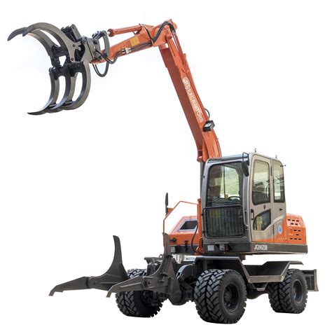 Rotating Log Grapple For Mini Excavator Sugar Cane Grabber Loader