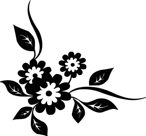 Retro Flower Templates: FREE Printables, Stencils, Silhouette