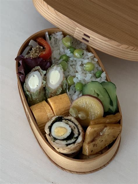 まごわやさしいわっぱ弁当〜豆ごはん Shiroyagi 食堂