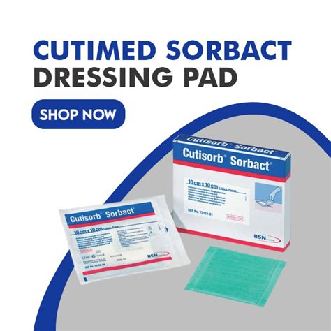 Jual Cutimed Sorbact Dressing Pad X Cm Shopee Indonesia