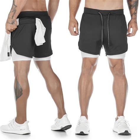 Short De Sport En Pour Hommes Camouflage S Chage Rapide Pour