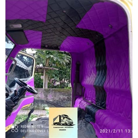 Jual Cover Atap Plafon Kabin Mobil Truk Mewah Sarung Atap Plafon