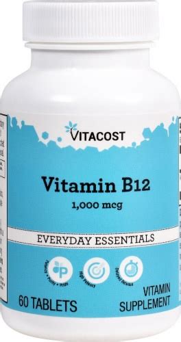 Vitacost Vitamin B12 Delayed Release Tablets 60 Ct Qfc