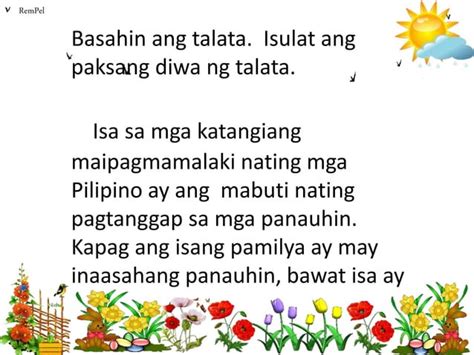 Nakapagbibigay Ng Angkop Na Pamagat Ppt