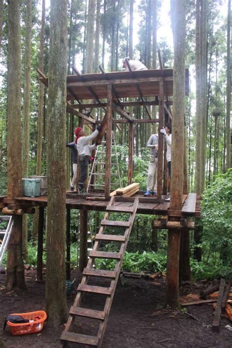 【ツリーハウスの作り方】ガンコ山の講習でセルフビルドしてきたよ！