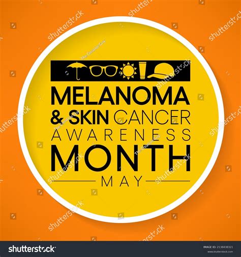 Melanoma Skin Cancer Awareness Month Observed Stock Vector Royalty Free 2138438321 Shutterstock